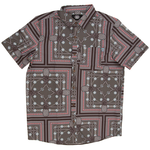303 Boards - 303 Boards x Happy Hour Copa Collaba Button Up Shirt (Charcoal)